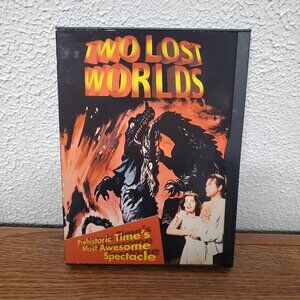 Media - DVD - Two Lost Worlds 1999 Rare Creature Feature B/W 1950s
